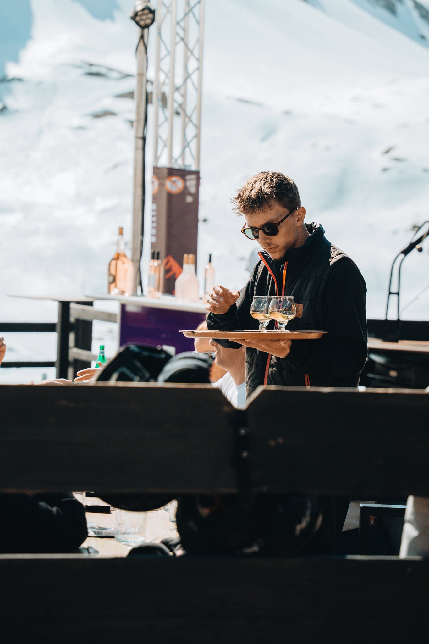 Terrasse ensoleillée